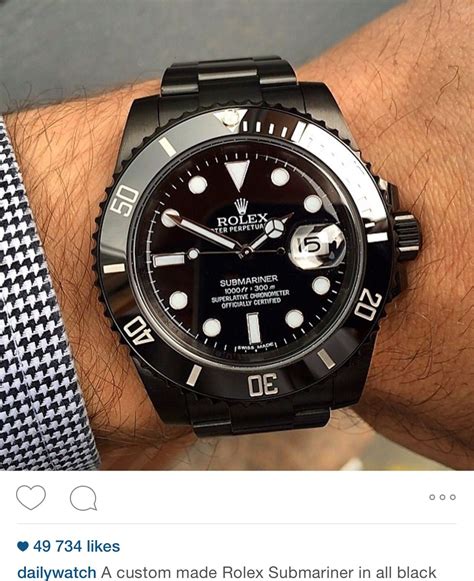 all black rolex submariner replica|rolex submariner cheaper alternative.